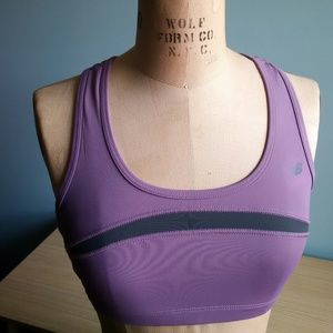 New Balance Sports Bra Lilac/Grey US-Medium